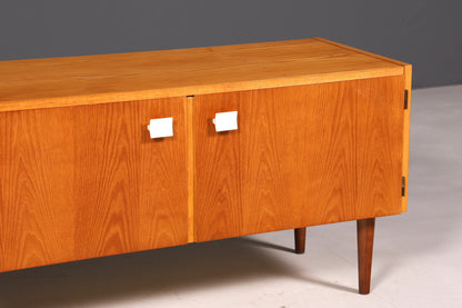 Magnifique commode Hellerau originale, modèle 427, style mid-century, buffet, meuble TV vintage en bois véritable