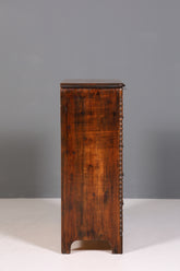 F225 Finish cm Stilvolle Louis Philippe Kommode Nussbaum Gründerzeit Schubladenkommode um 1890