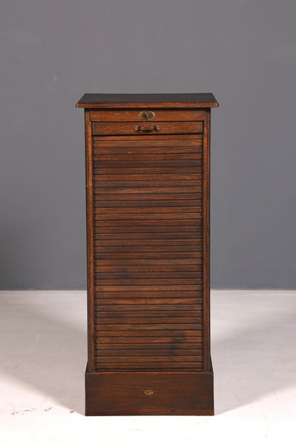 Armoire à rideau Bauhaus sobre armoire à jalousie armoire à dossiers Art déco armoire de bureau ancienne vintage