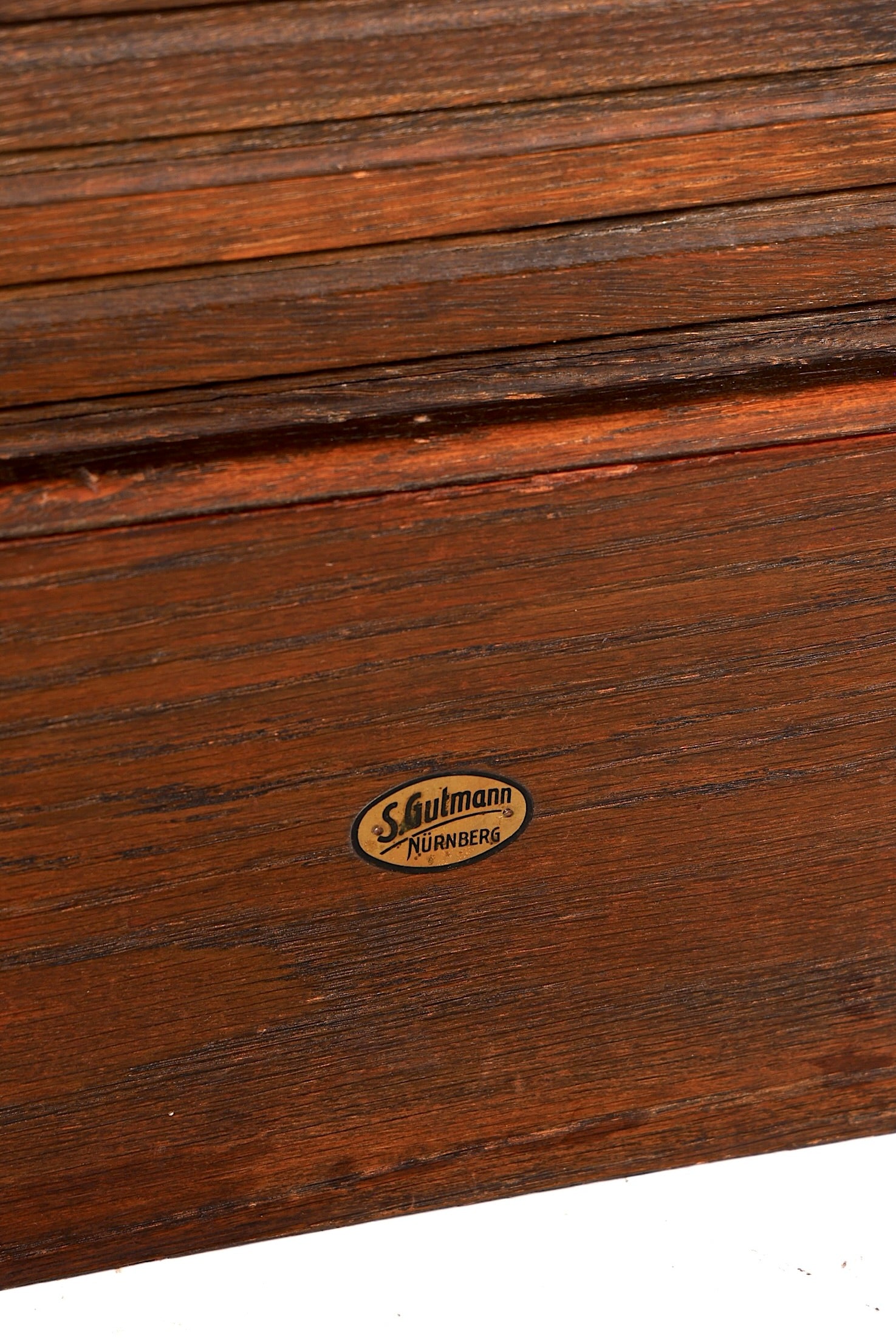 Armoire à rideau Bauhaus sobre armoire à jalousie armoire à dossiers Art déco armoire de bureau ancienne vintage