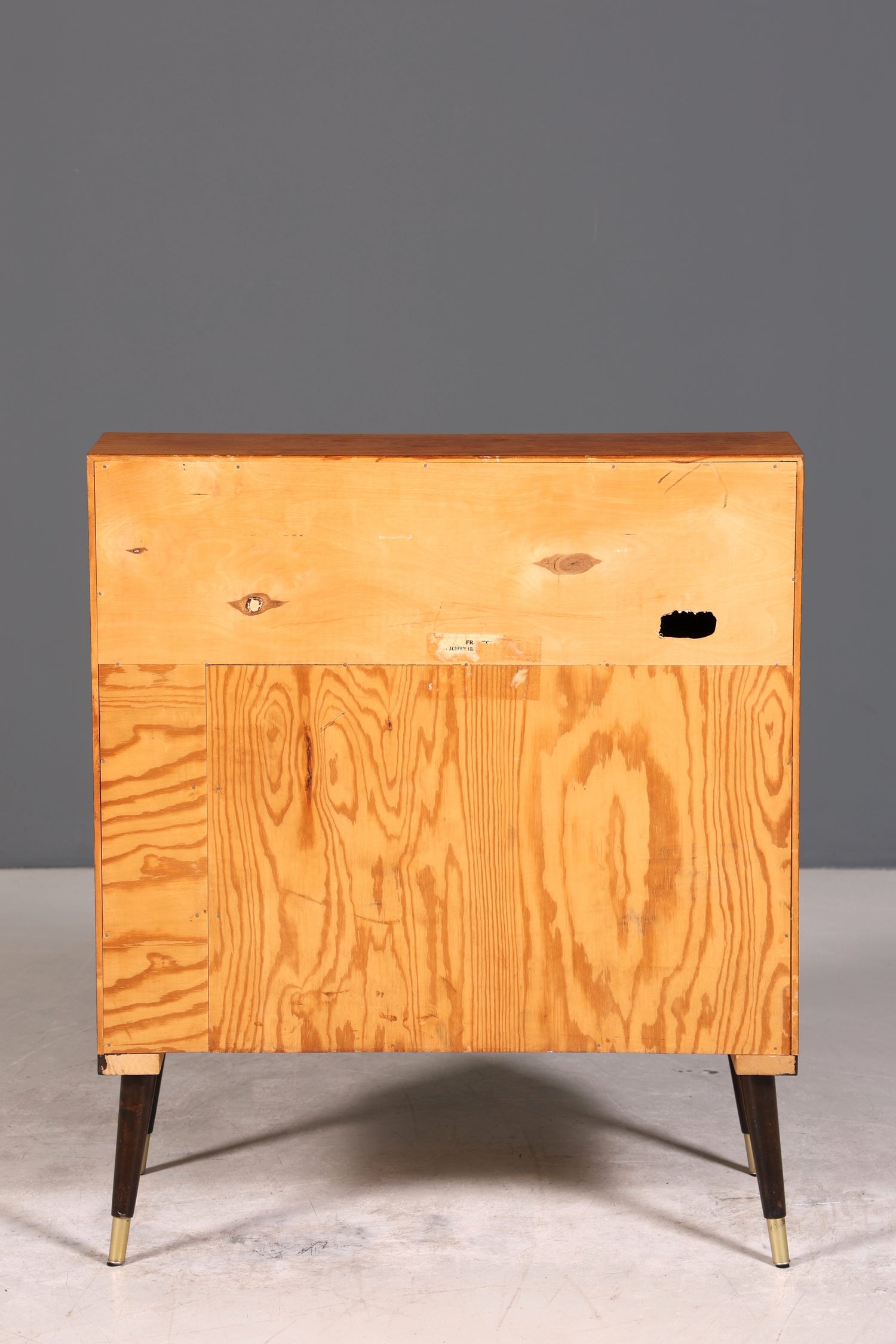 Stilvoller Mid Century Sekretär Vintage Schreibmöbel echt Holz Kommode Office Secretary