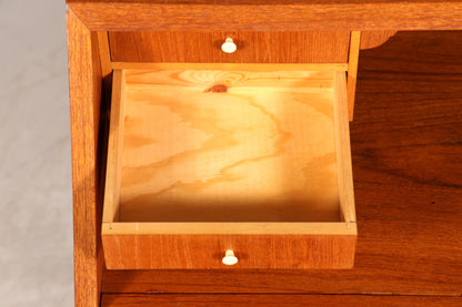 Stilvoller Mid Century Sekretär Vintage Schreibmöbel echt Holz Kommode Office Secretary