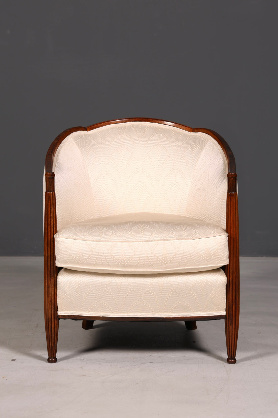 Fauteuil Art déco élégant, fauteuil club, fauteuil lounge, fauteuil à accoudoirs, fauteuil rembourré vintage 1 sur 2