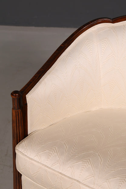 Edler Art Deco Sessel Clubsessel Loungesessel Armlehnsessel Vintage Polstersessel 2 von 2