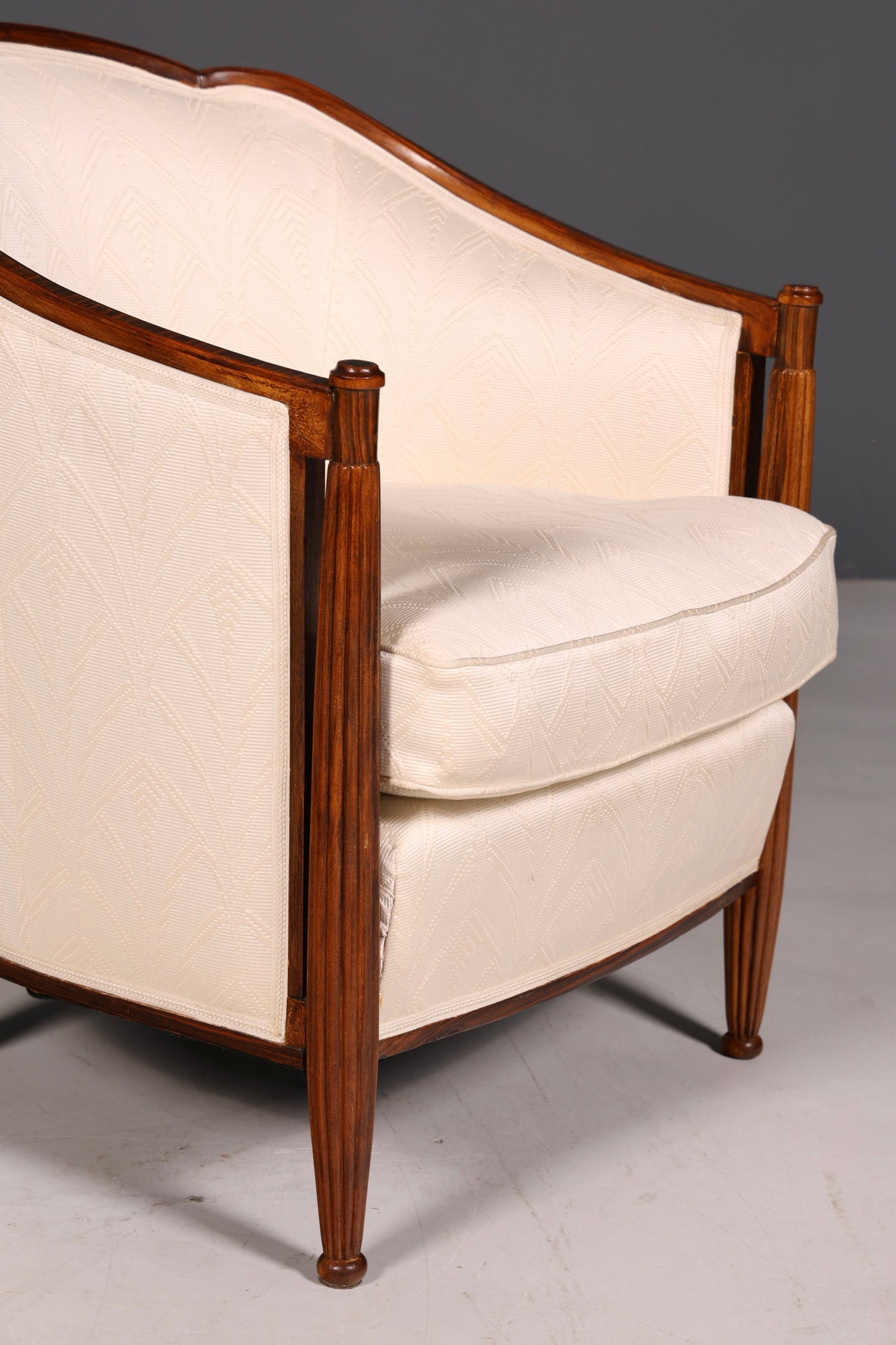 Edler Art Deco Sessel Clubsessel Loungesessel Armlehnsessel Vintage Polstersessel 2 von 2