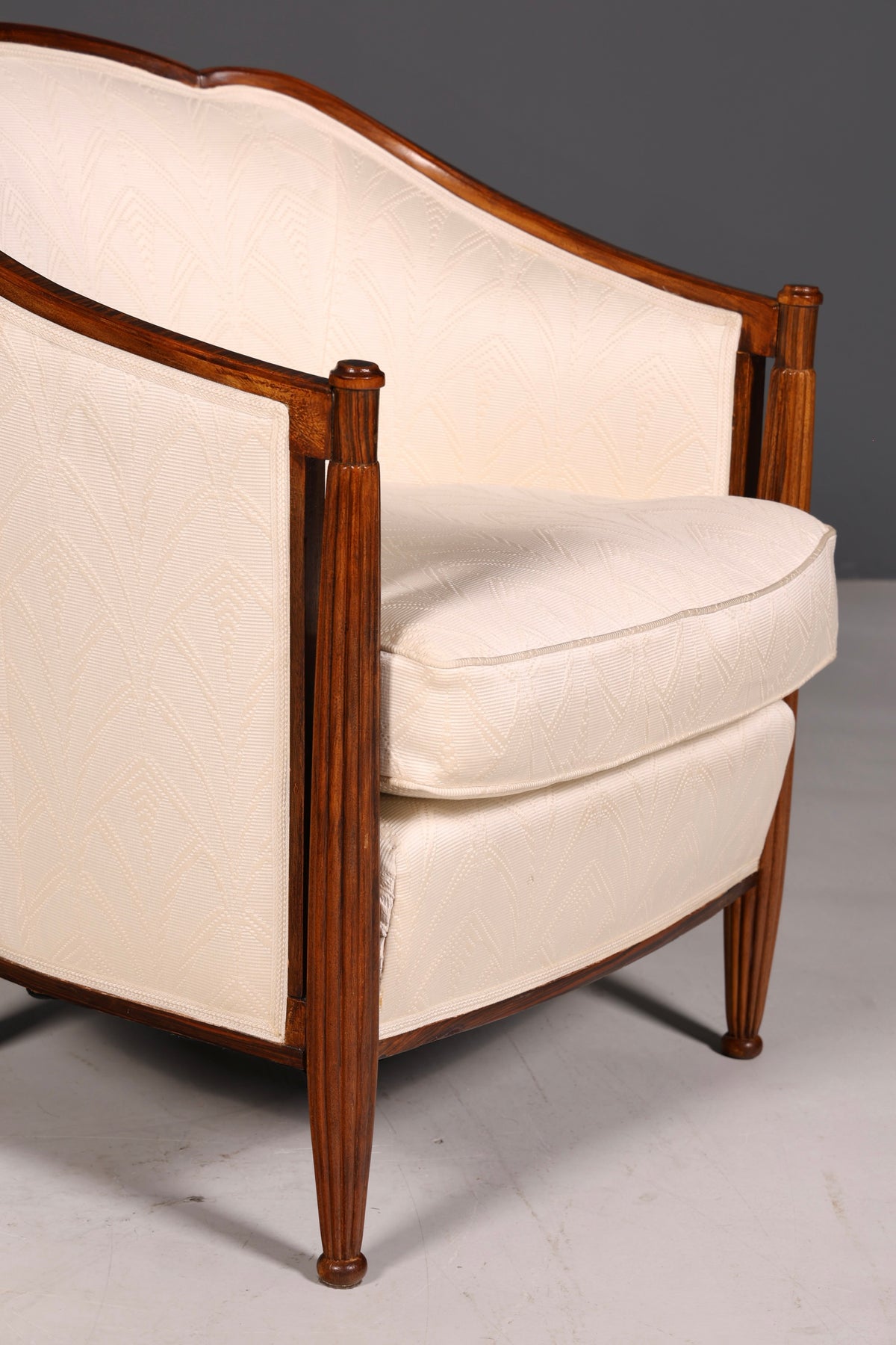 Edler Art Deco Sessel Clubsessel Loungesessel Armlehnsessel Vintage Polstersessel 2 von 2