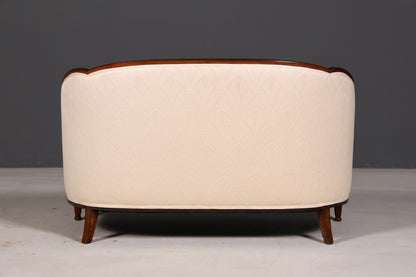 Élégant canapé Art déco, banquette, canapé 2 places vintage, canapé lounge rembourré, canapé de salon