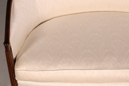 Élégant canapé Art déco, banquette, canapé 2 places vintage, canapé lounge rembourré, canapé de salon