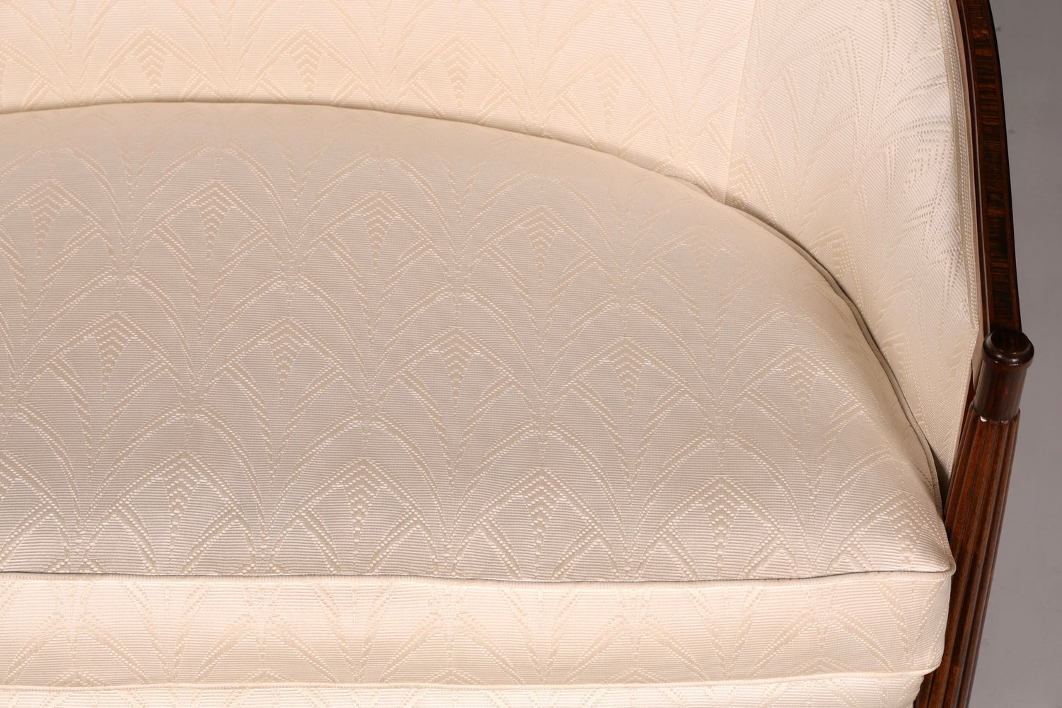 Élégant canapé Art déco, banquette, canapé 2 places vintage, canapé lounge rembourré, canapé de salon