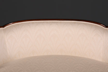 Élégant canapé Art déco, banquette, canapé 2 places vintage, canapé lounge rembourré, canapé de salon