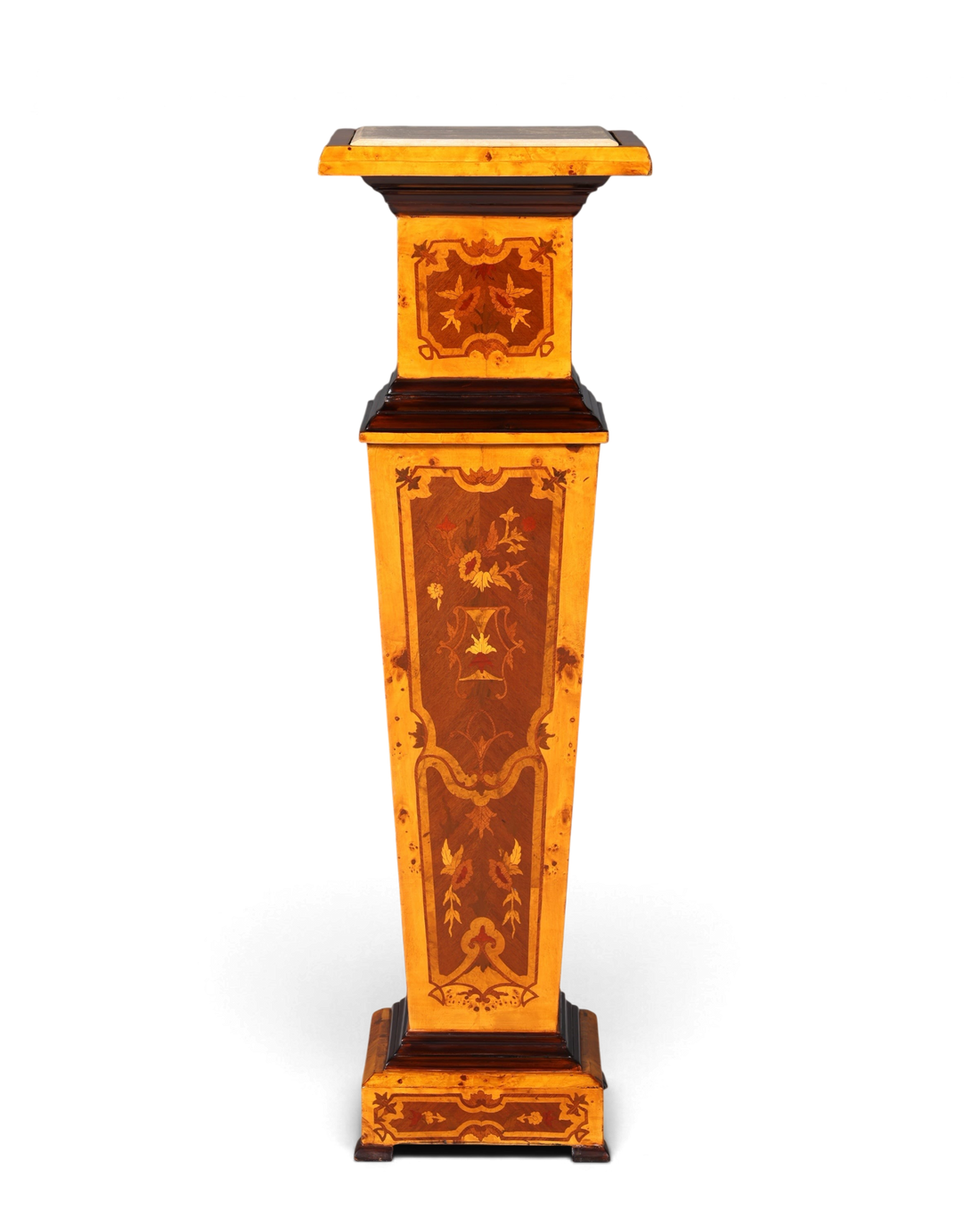 Traumhafte Barock Stil Säule Louis XV Blumensäule Naturstein Marmor Ablage Tisch