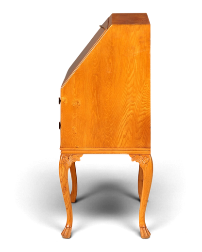 Wunderschöner Sekretär Chippendale Stil Antik um 1940 Büro Kommode Schreibkommode