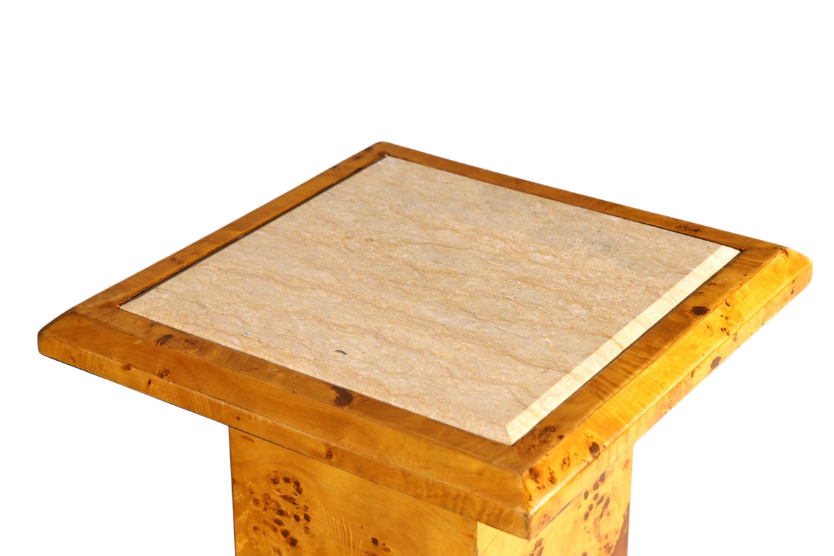 Traumhafte Biedermeier Stil Säule Blumensäule Marmor Blumentisch Ablagetisch