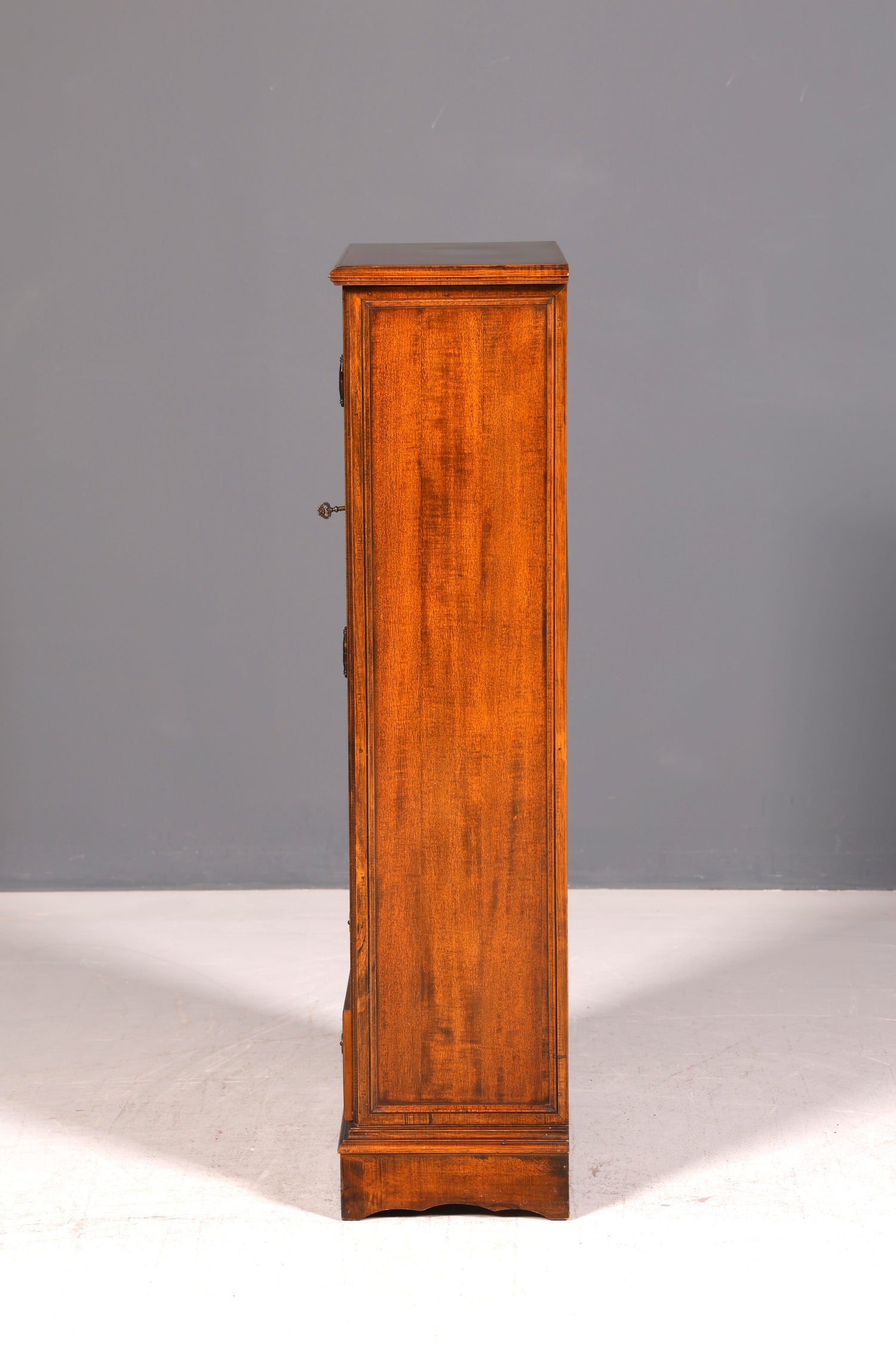Edle Vitrine Antik Barock Stil Massiv Echt Holz Glasvitrine Vintage Schrank