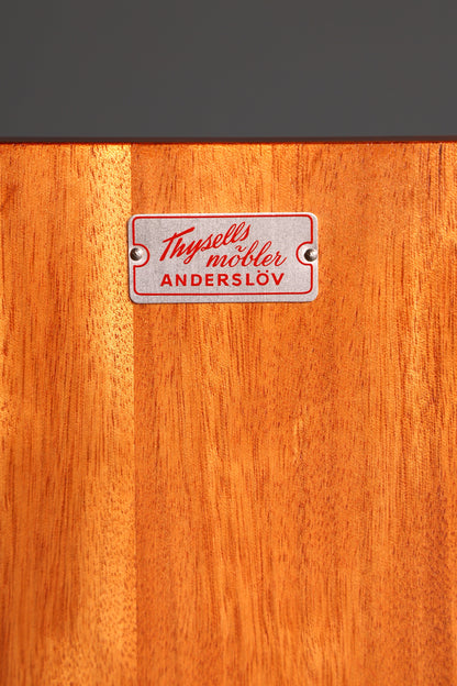 Wunderschöner Mid Century Schrank Bücherregal Vintage Sekretär Highboard Holz Regal