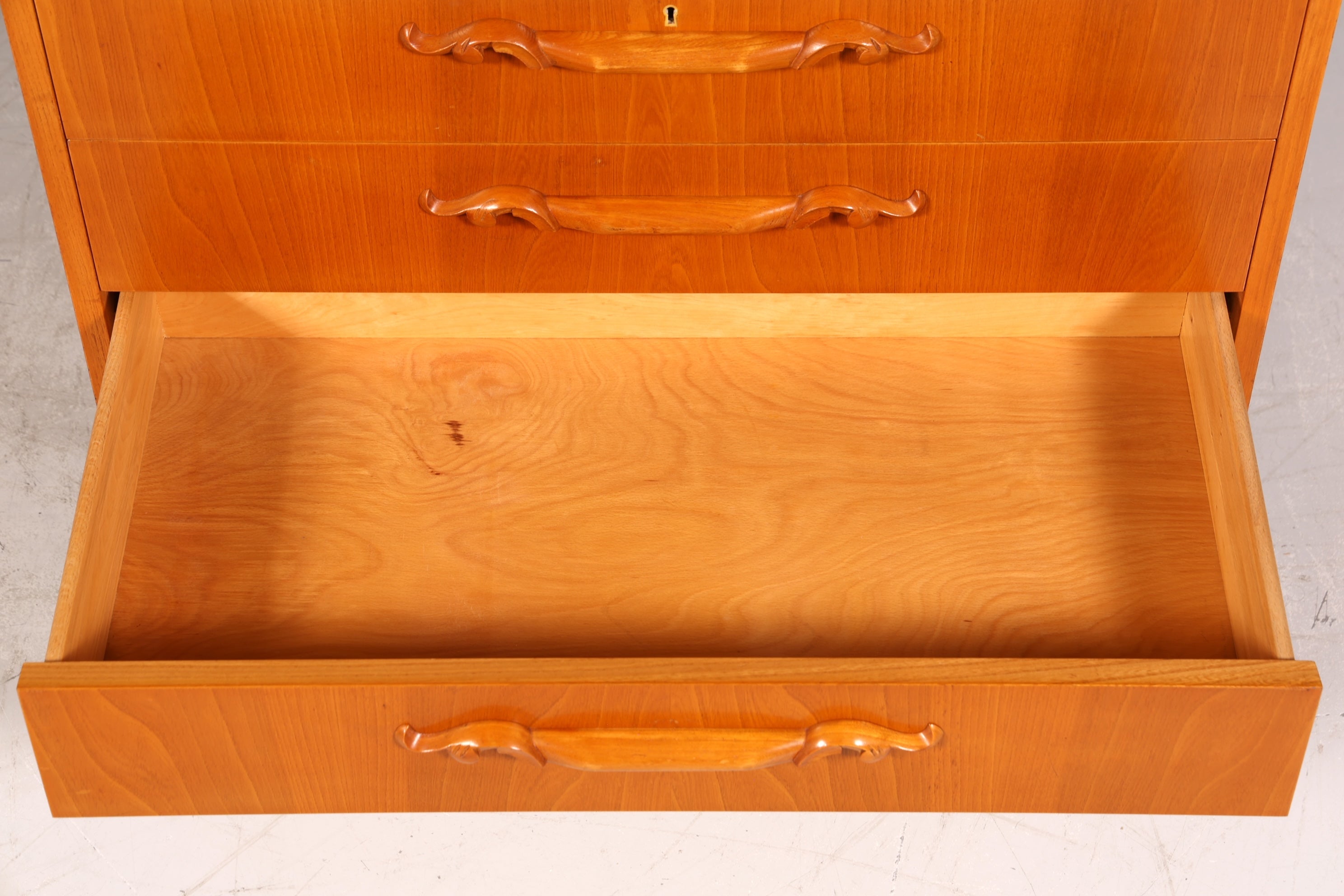 Stilvoller Sekretär um 1930 Büro Kommode echt Holz Sekretär Schreibtisch Kommode