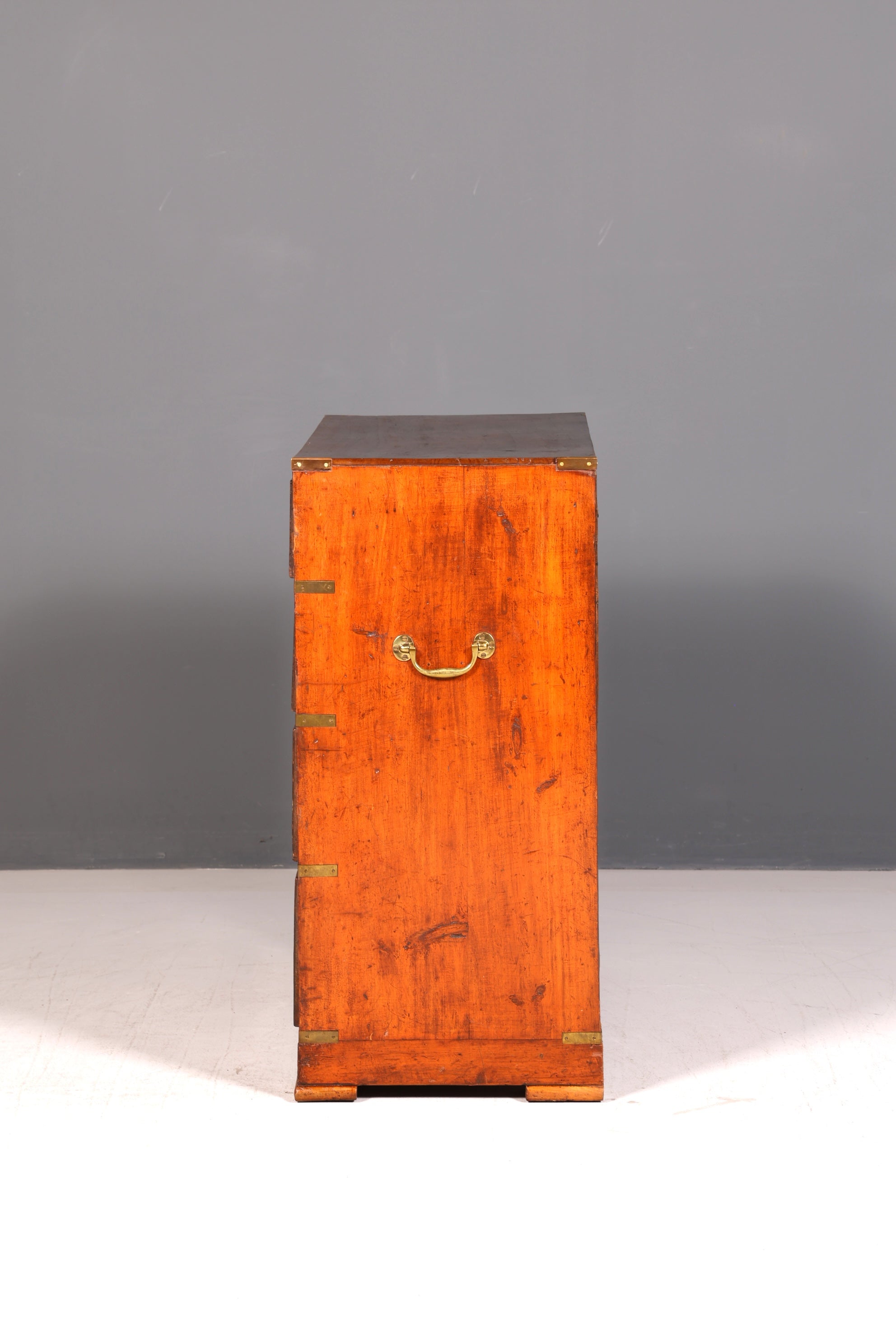 Wunderschöne Maritime Kommode Englisch Military Chest Schrank Schubladenkommode Wäschekommode Antik