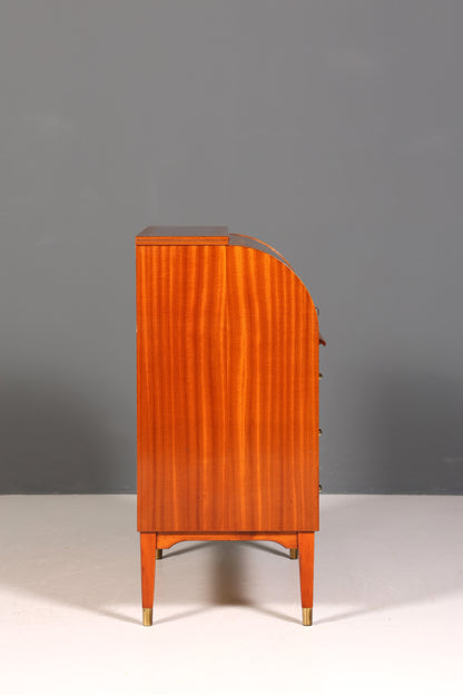 Mid Century Rollladen Sekretär von Bröderna Gustafssons Büro Schrank Schreibkommode 60s Schreibmöbel