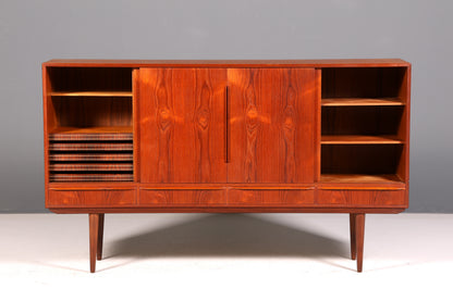 Traumhaftes Mid Century Highboard  Danish Design Sideboard Vintage Retro 60er Jahre Bürokommode Schrank Skandinavisch Holz