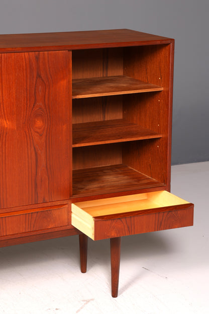 Traumhaftes Mid Century Highboard  Danish Design Sideboard Vintage Retro 60er Jahre Bürokommode Schrank Skandinavisch Holz