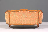 Wunderschönes Chippendale Sofa Barock Stil Couch Samt Stoff Rococo 2 Sitzer Canapé