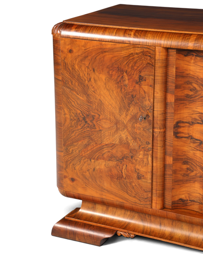 Wunderschönes Original Art Deco Sideboard Antik Schrank TV Kommode Buffet um 1930