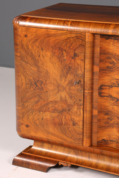 Wunderschönes Original Art Deco Sideboard Antik Schrank TV Kommode Buffet um 1930
