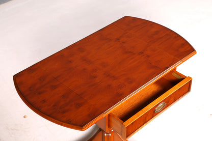 Traumhafter Original Heldense Beistelltisch Eibe Holz Klapptisch Ablagetisch Kommode Telefontisch