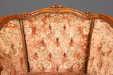 Wunderschöner Chippendale Armlehnsessel Barock Stil Sessel Armchair Samt Stoff Rococo Stil Sessel 2 von 2