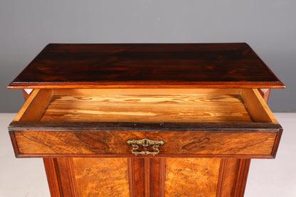 Stilvoller Gründerzeit Schrank Antik Vertiko Jugendstil Kommode Dielenschrank Massivholz