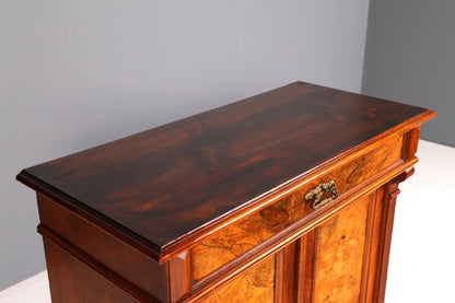 Stilvoller Gründerzeit Schrank Antik Vertiko Jugendstil Kommode Dielenschrank Massivholz
