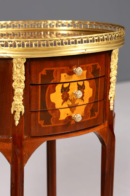 Edler Barock Louis XV Stil Beistelltisch Ablagetisch Kommode Antik Stil