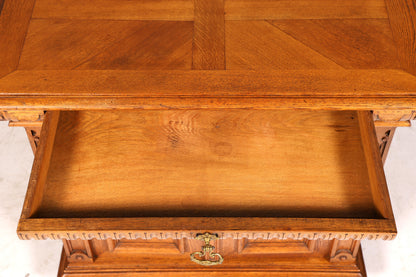 Magnifique armoire de l’époque Gründerzeit, buffet bas, commode ancienne Louis-Philippe, vaisselier, vertiko