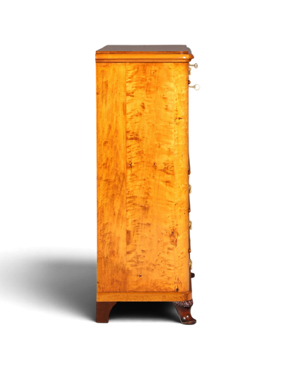 Stilvoller Biedermeier Sekretär Louis Philippe Vertiko Antik Kommode Schreibkommode Office Desk