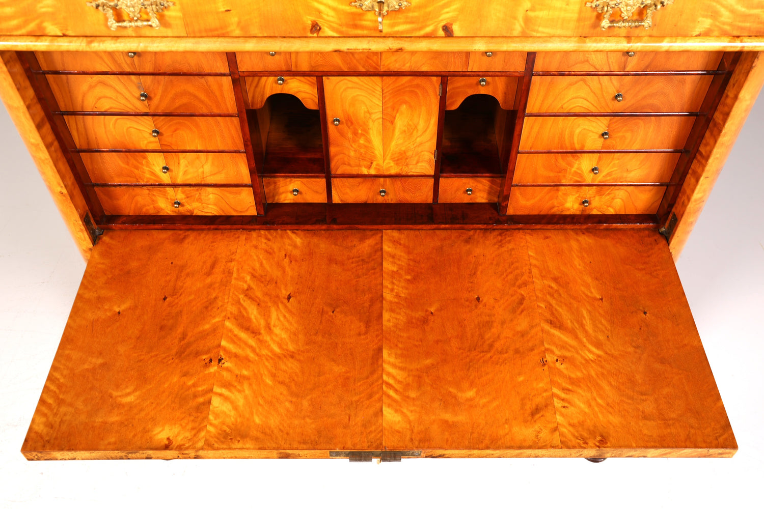 Stilvoller Biedermeier Sekretär Louis Philippe Vertiko Antik Kommode Schreibkommode Office Desk