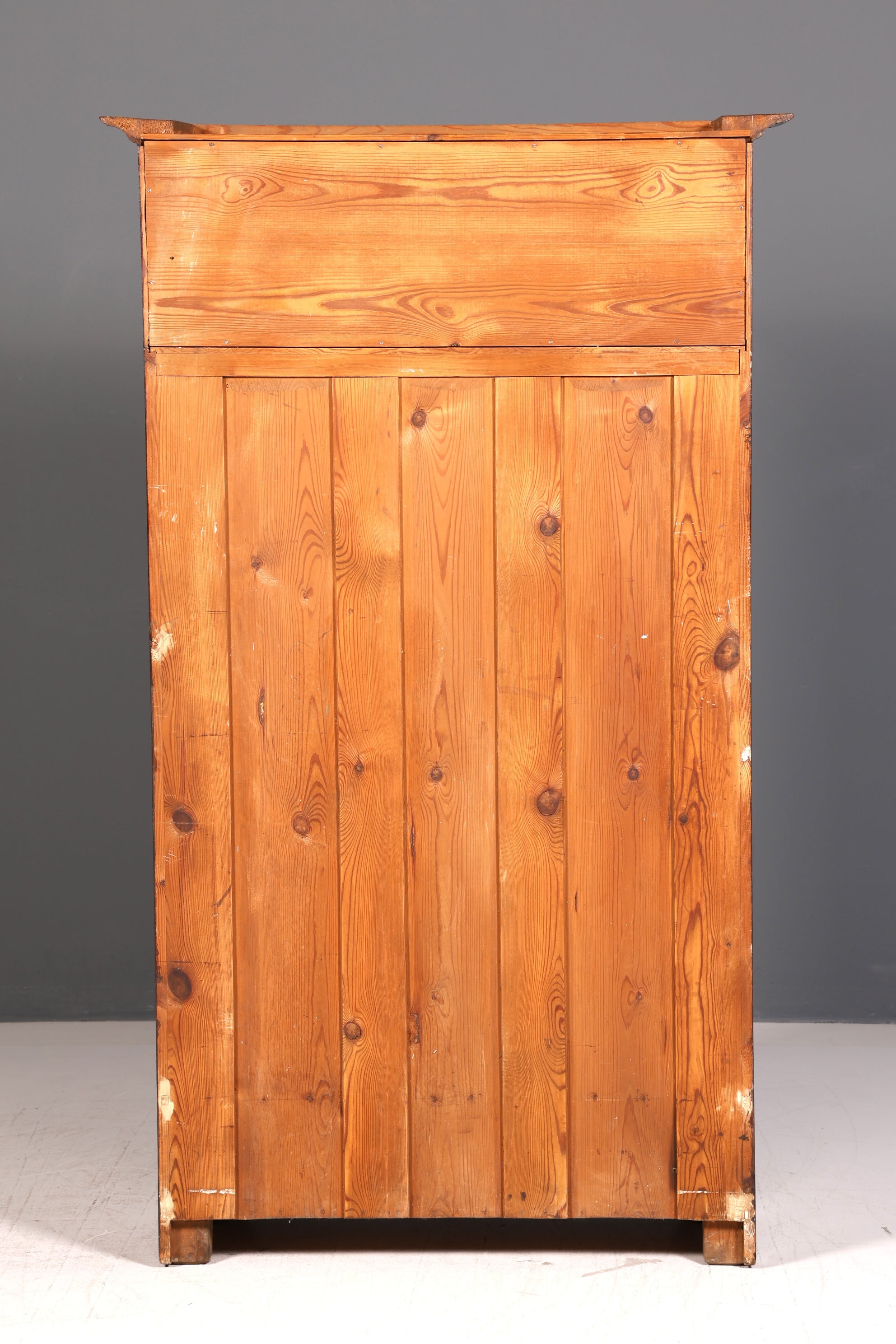 Traumhafte Jugendstil Vitrine Eiche Antik Bücherschrank Geschirrschrank Massiv Holz Glasvitrine Vitrinenschrank Vintage