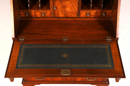 G394 Finish cm Wunderschöner Englischer Sekretär Büro Aufsatzsekretär Antik 60S Vitrinen Schrank UK (Kopie)