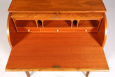 Wunderschöner Mid Century Rollladen Sekretär Danish Design echt Holz Schreibkommode 60er Jahre