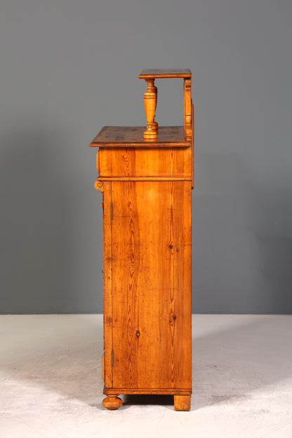 Traumhaftes Gründerzeit Vertiko Jugendstil Schrank Antik Highboard Kommode