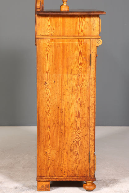 Traumhaftes Gründerzeit Vertiko Jugendstil Schrank Antik Highboard Kommode