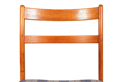 G403 Finish cm 4x Mid Century Teak Holz Stühle Made in Denmark Retro Stuhlset Danish Design Küchenstühle (Kopie)