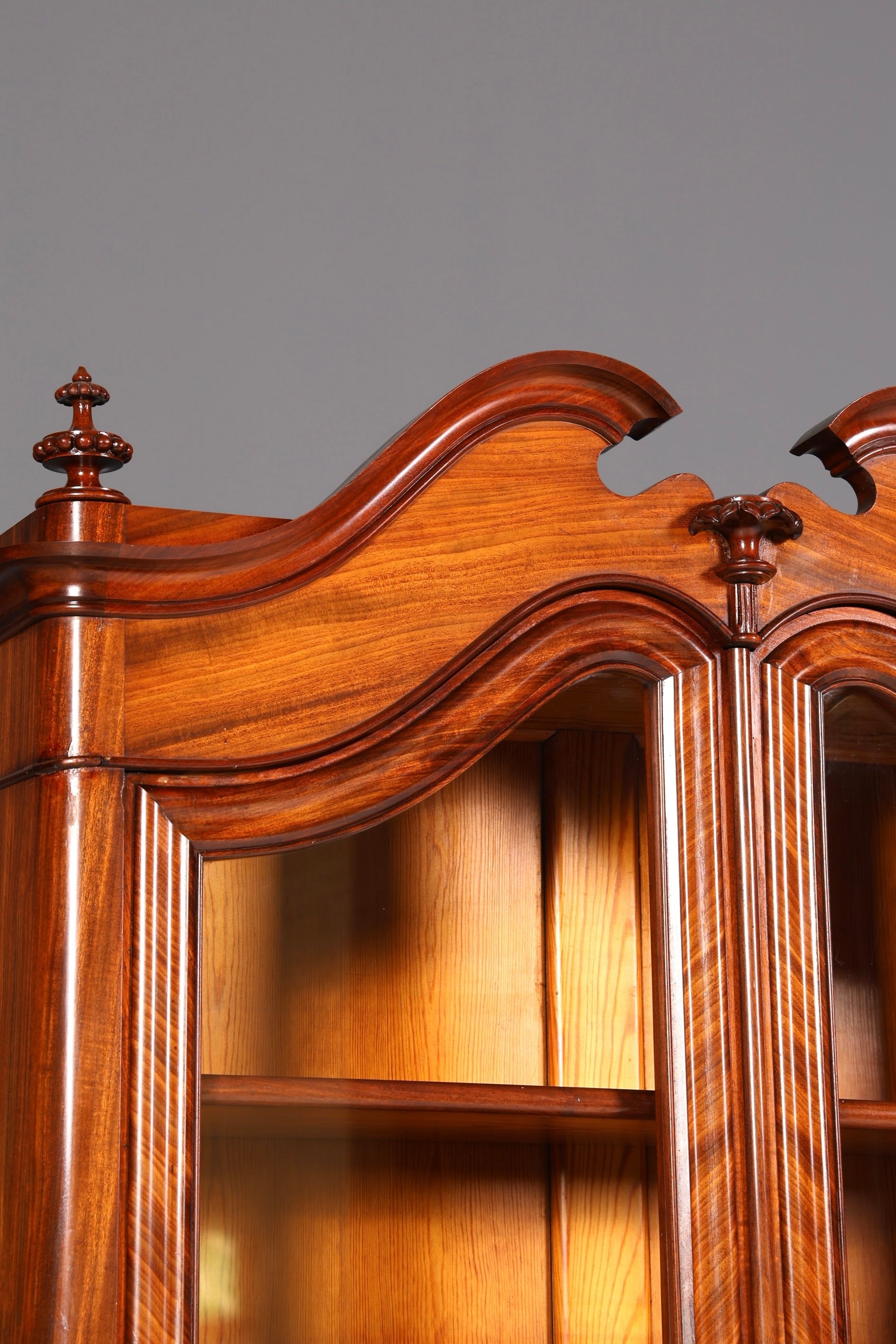 G405 Finish cm Traumhafte Louis Philippe Vitrine Antik Biedermeier Schrank echt Holz um 1880 (Kopie)