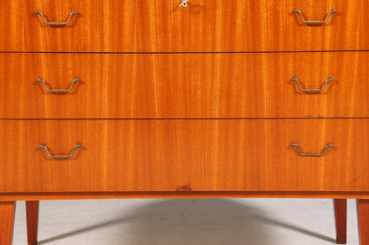 Stilvoller Mid Century Rollladen Sekretär echt Holz Büro Schrank Vintage Schreibkommode