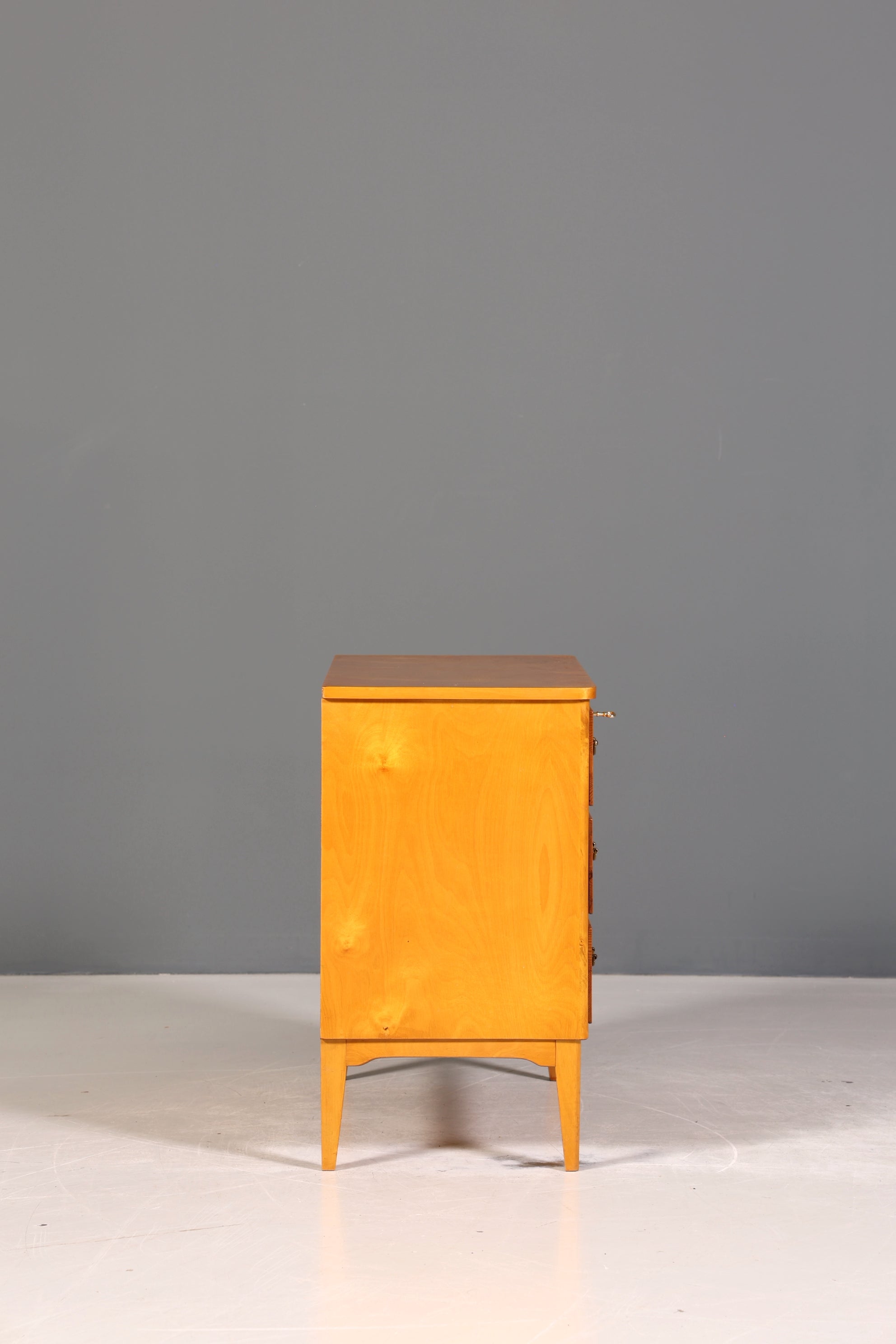 Wunderschöne Mid Century Kommode Vintage Birke Flur Kommode 60s Schubladenkommode