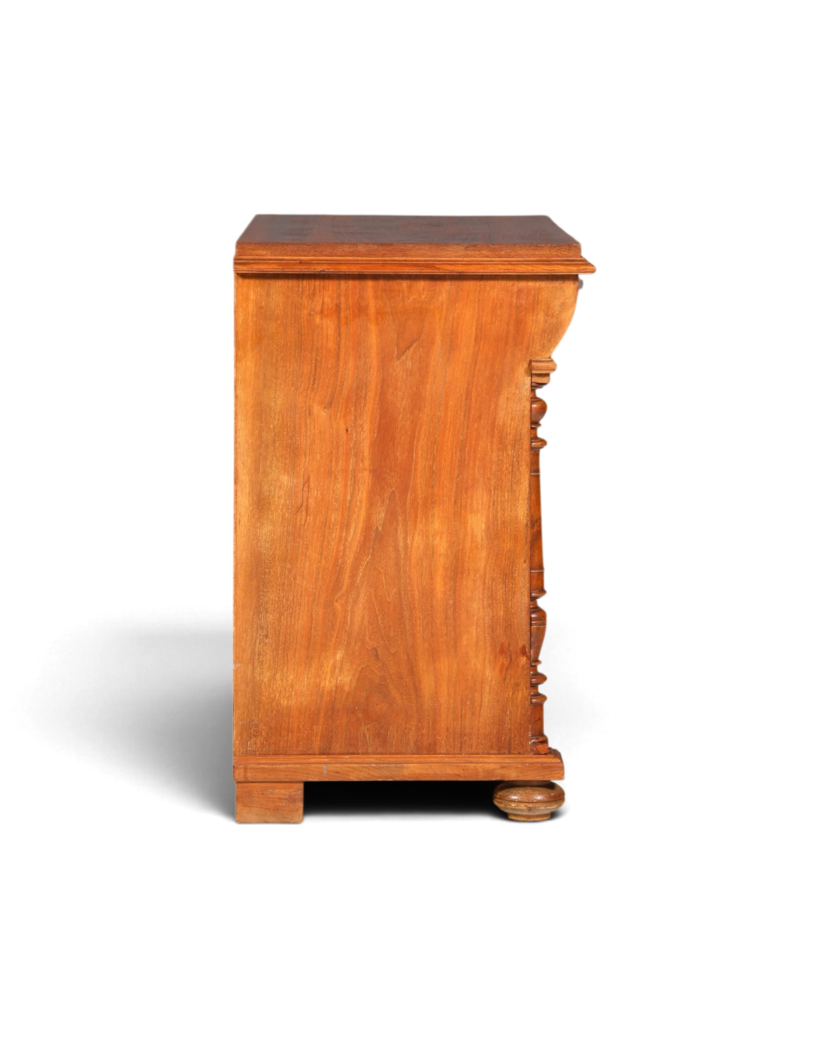 Stilvolles Gründerzeit Kommode Louis Philippe Schubladenkommode Nussbaum Sideboard um 1880