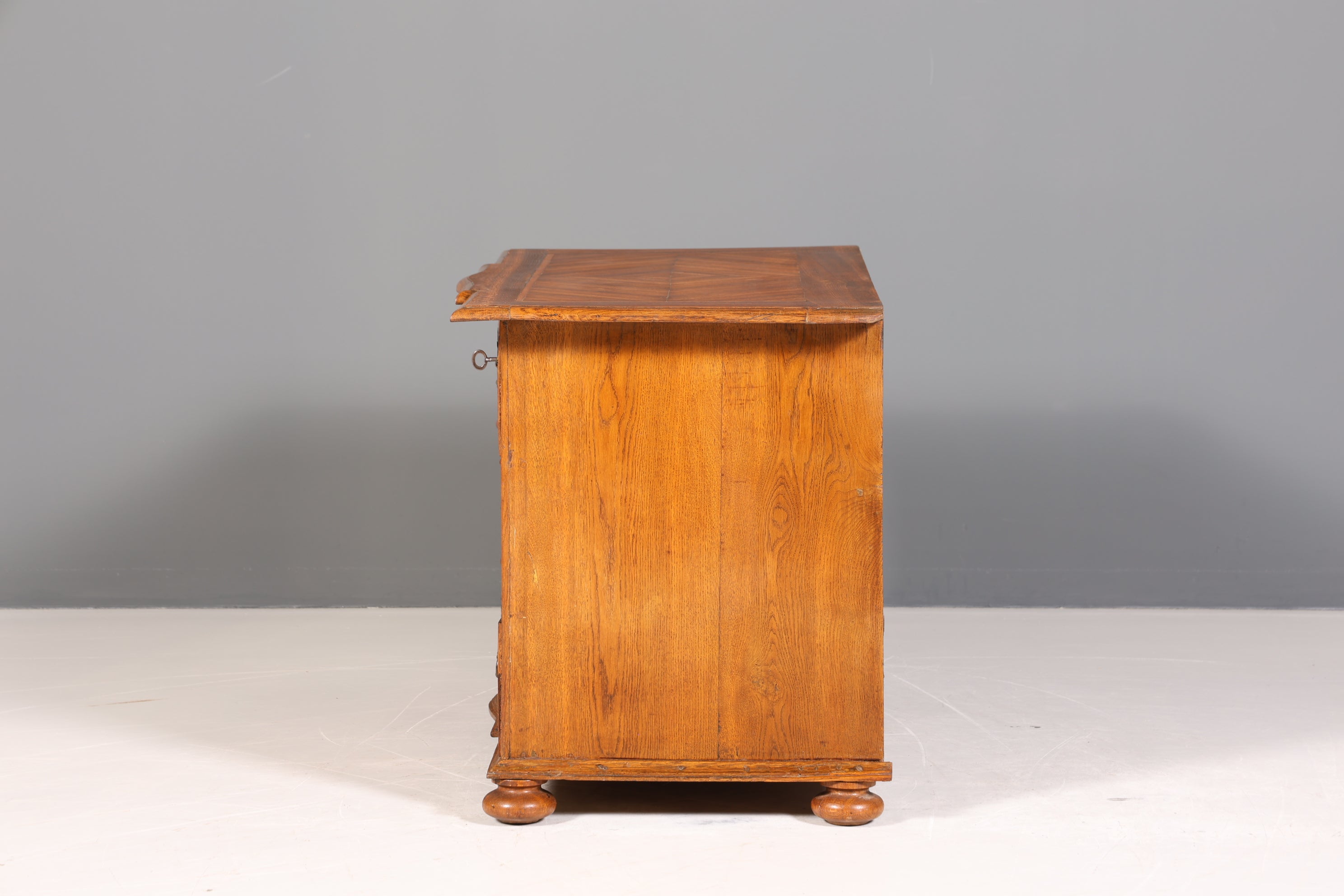 Edle Original Barock Kommode um 1800 Sideboard Antik massiv Holz Eiche Schubladenkommode