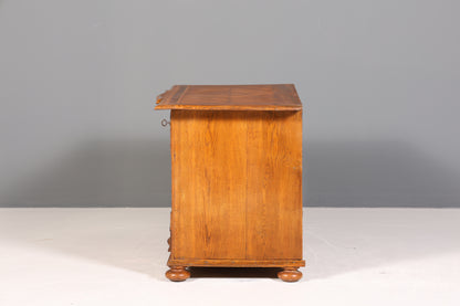 Edle Original Barock Kommode um 1800 Sideboard Antik massiv Holz Eiche Schubladenkommode