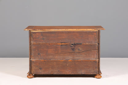 Edle Original Barock Kommode um 1800 Sideboard Antik massiv Holz Eiche Schubladenkommode