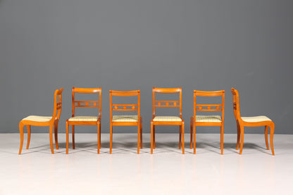 6x Edle Englische Stühle Englisch Dining Chairs Antik 60er Jahre Küchenstühle Stuhlset