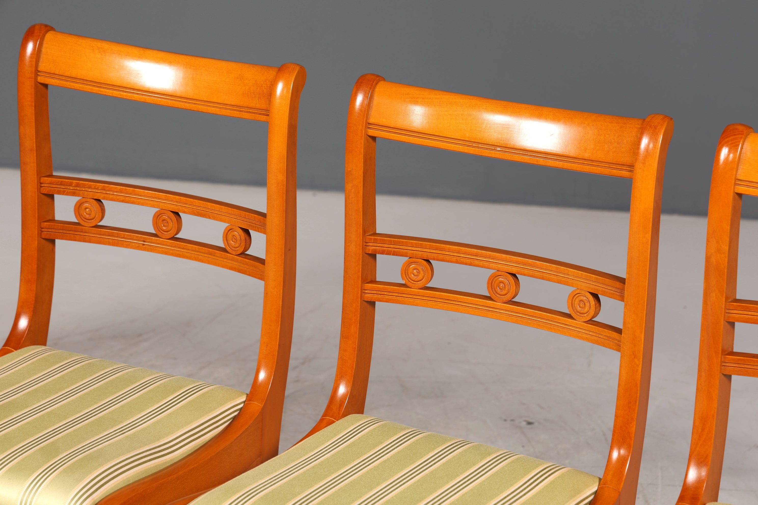 6x Edle Englische Stühle Englisch Dining Chairs Antik 60er Jahre Küchenstühle Stuhlset